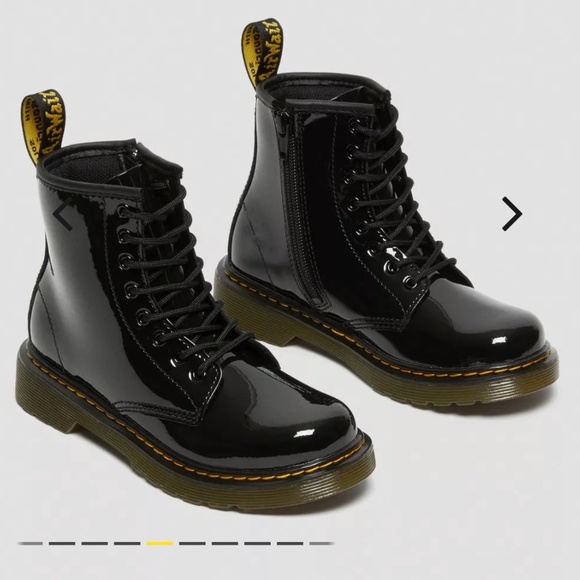 Dr. Martens Other - NWT DR MARTENS JUNIOR 1460 PATENT LAMPER LEATHER LACE UP BOOTS - SZ: UK 10/US 11